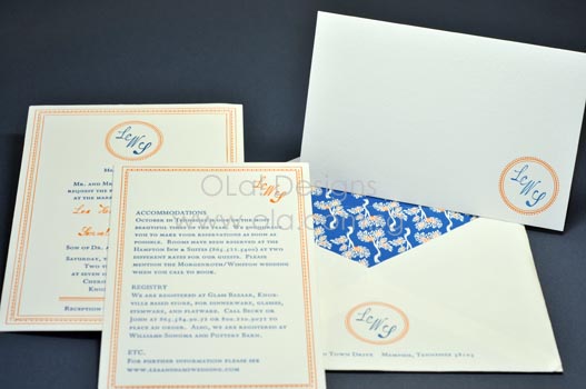 Letterpress wedding invitations singapore